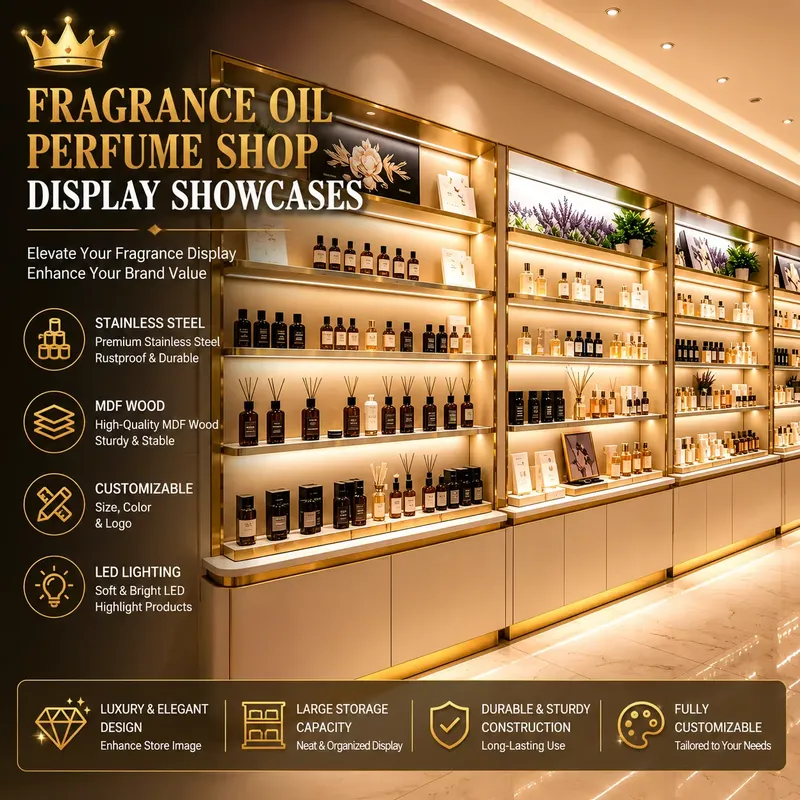 Perfume In Fragrance Shop - Vitrines d'exposition pour huiles parfumées, parfums